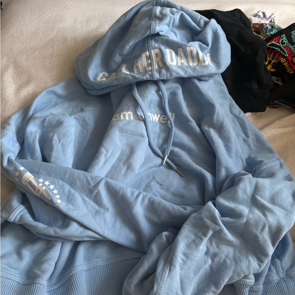 Light Blue Call her Daddy Hoodie